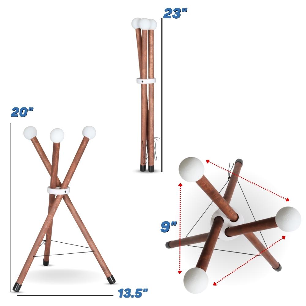Wooden Drum Stand.